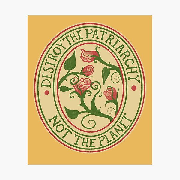 Item preview, Destroy the Patriarchy not the Planet designed and sold by Boog Monst .