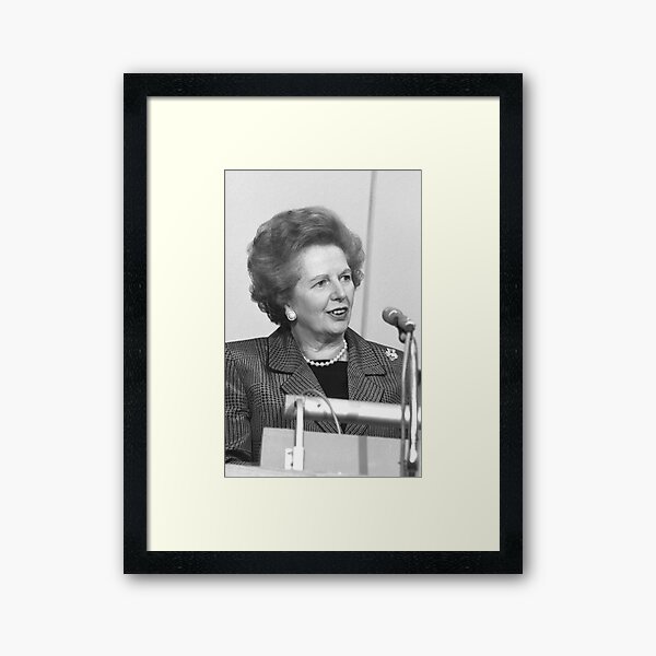 Margaret Thatcher Framed Art Print