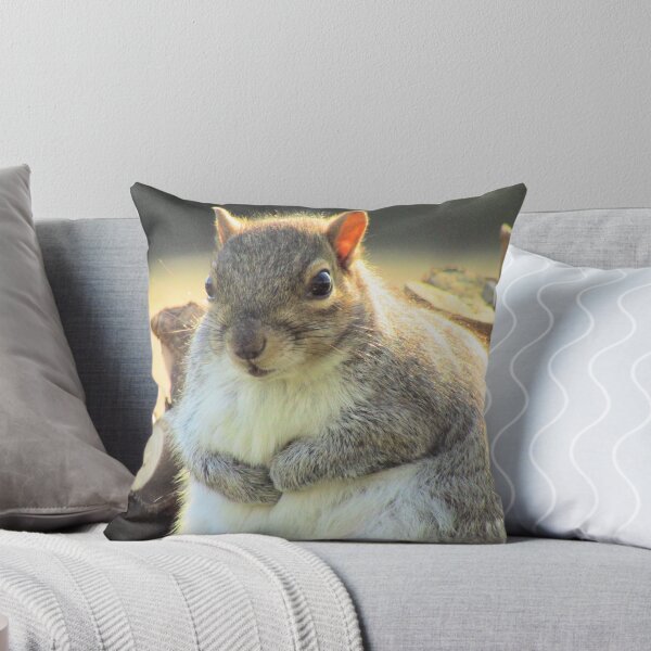 Item preview, Fat squirrel on a log designed and sold by SmUX.
