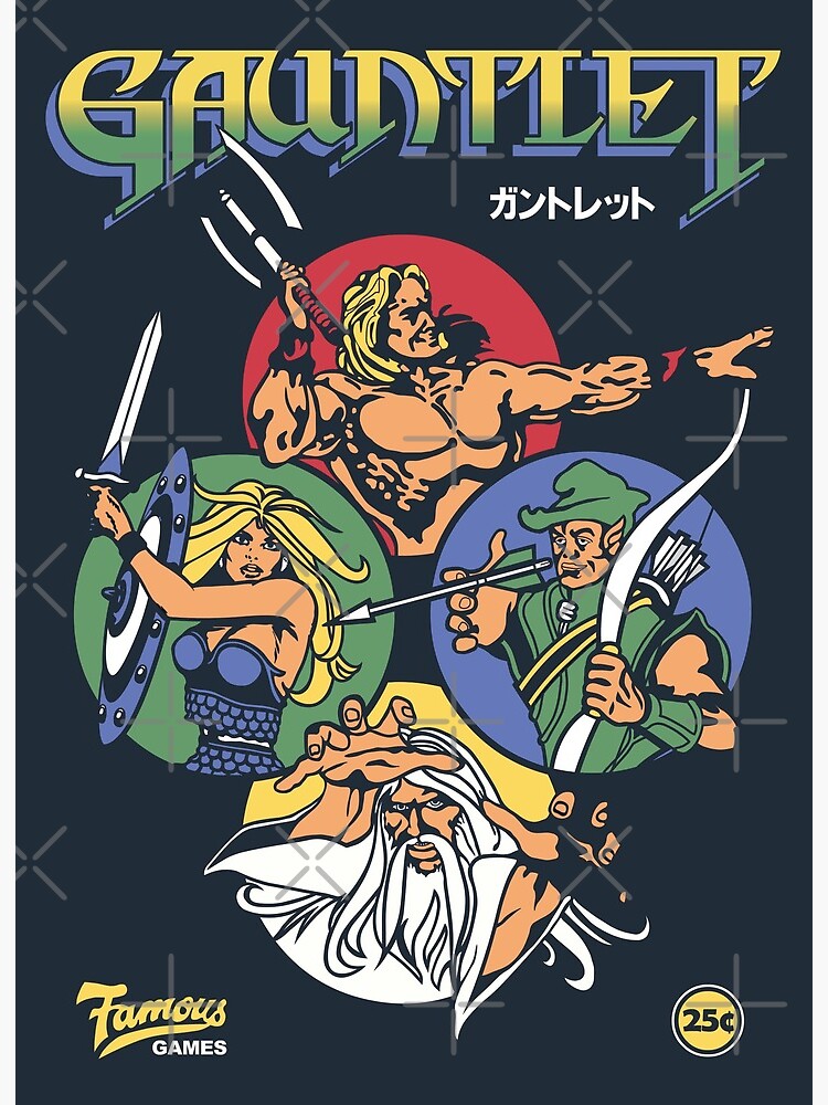 アーケード版 非売品ポスター SNK ATARI GAMES「GAUNTLET