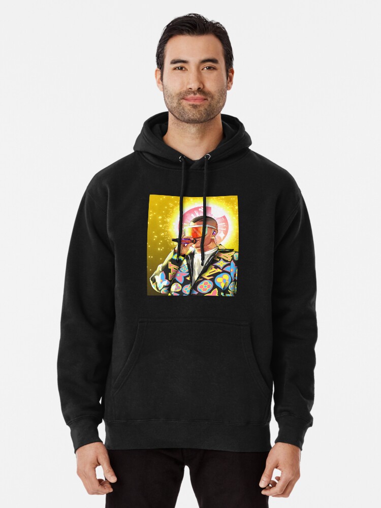 bad bunny logo hoodie