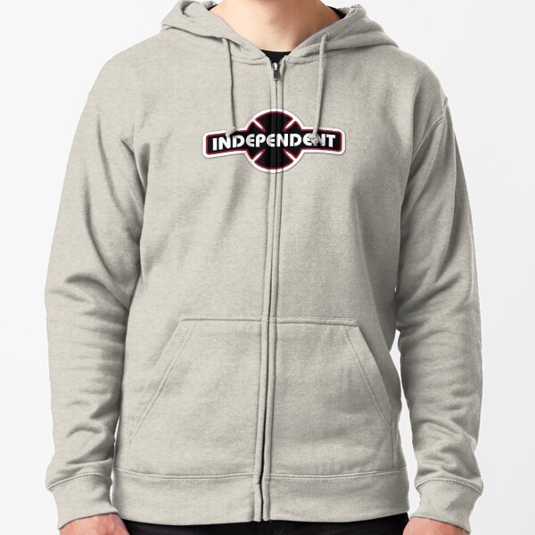 Independent skateboarding Zipped Hoodie