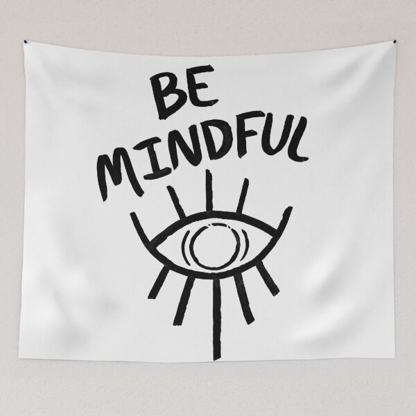 Item preview, Be Mindful - Eye - Black and white designed and sold by Katie-Holland.