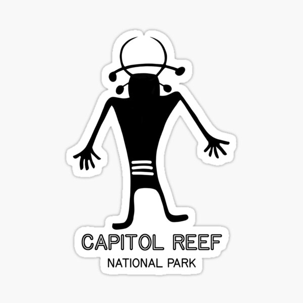 Item preview, Capitol Reef National Park Petroglyph designed and sold by lillyst19.