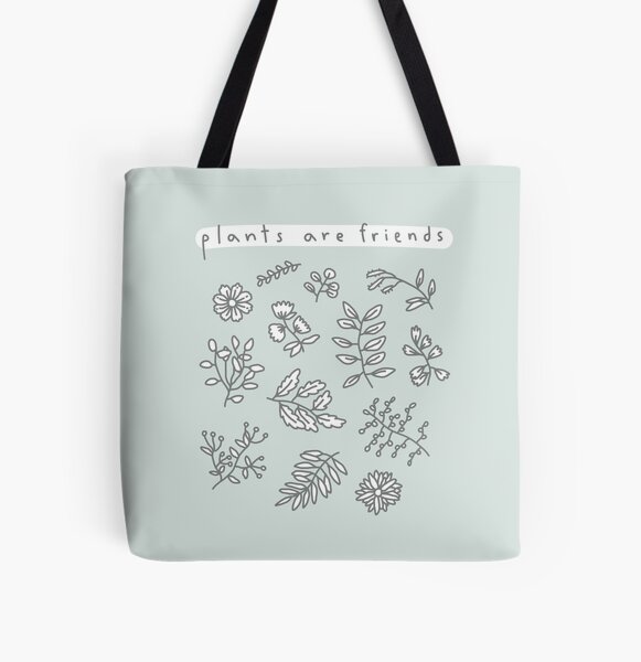 plants are friends All Over Print Tote Bag
