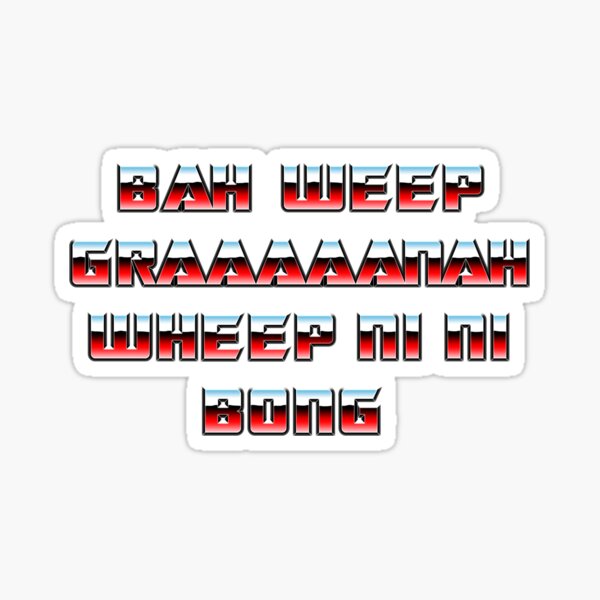 "Transformers universal greeting" Sticker for Sale by Lordnipple