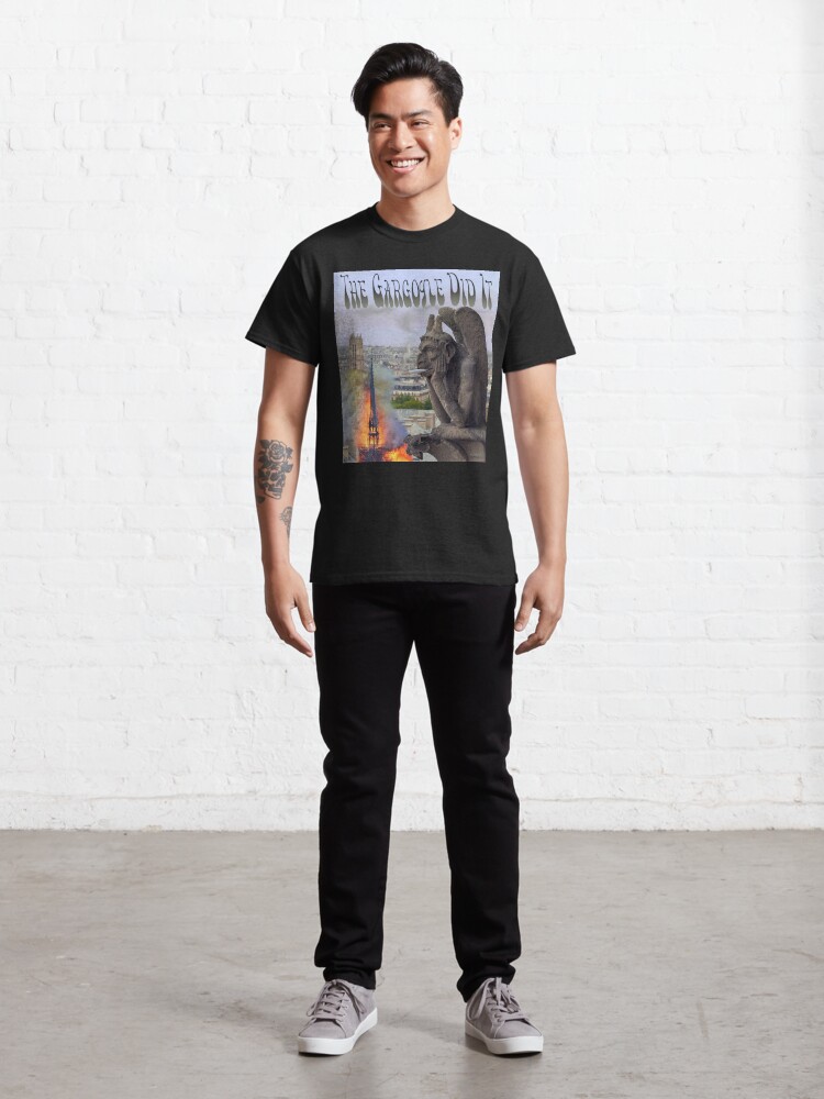 Alternate view of The Gargoyle Did It Classic T-Shirt