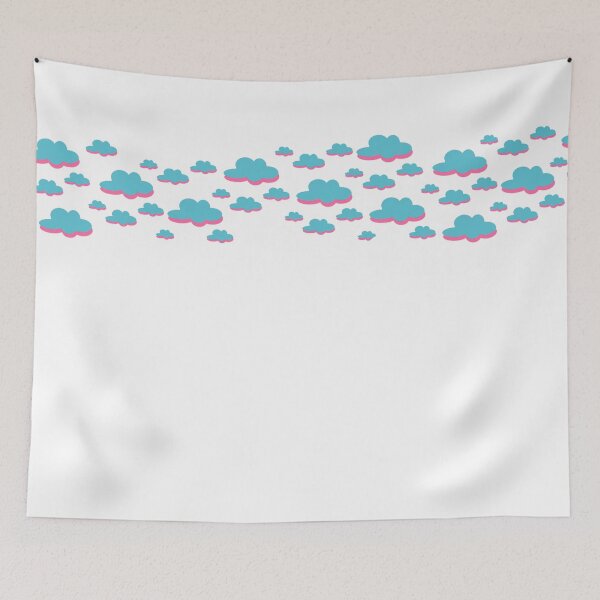 Item preview, Electric Blue and Purple Clouds designed and sold by PollysCracker.