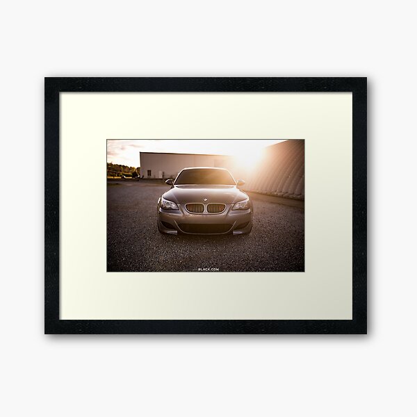 E60 Evening Front Framed Art Print