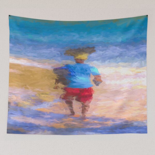 Item preview, Barbados Beach Vendor Abstract designed and sold by Londonimages.