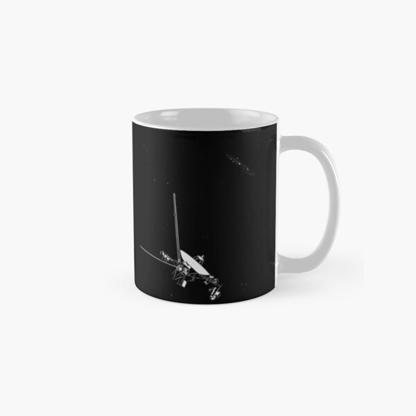 NASA Voyager Program Space Probes 1977 Coffee & Tea Mug Features the  Spacecraft Technical Drawing Schematic 