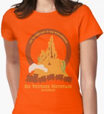 Big Thunder Mountain Railroad Women's Fitted T-Shirt