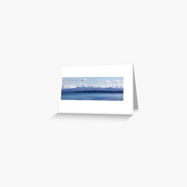 Rona and Raasay from Skye, Scottish Highlands Greeting Card