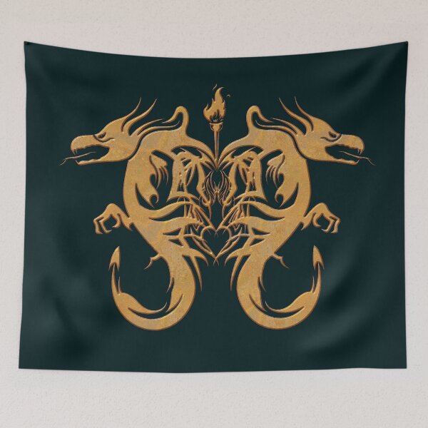 Item preview, Dragonheart Dark Green designed and sold by rootzero.