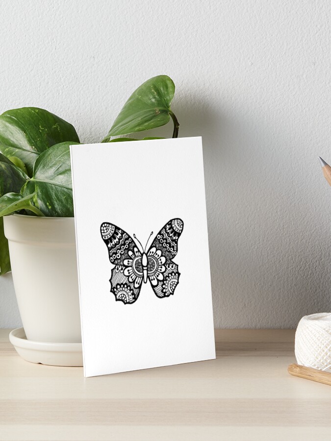 Butterfly Zentangle