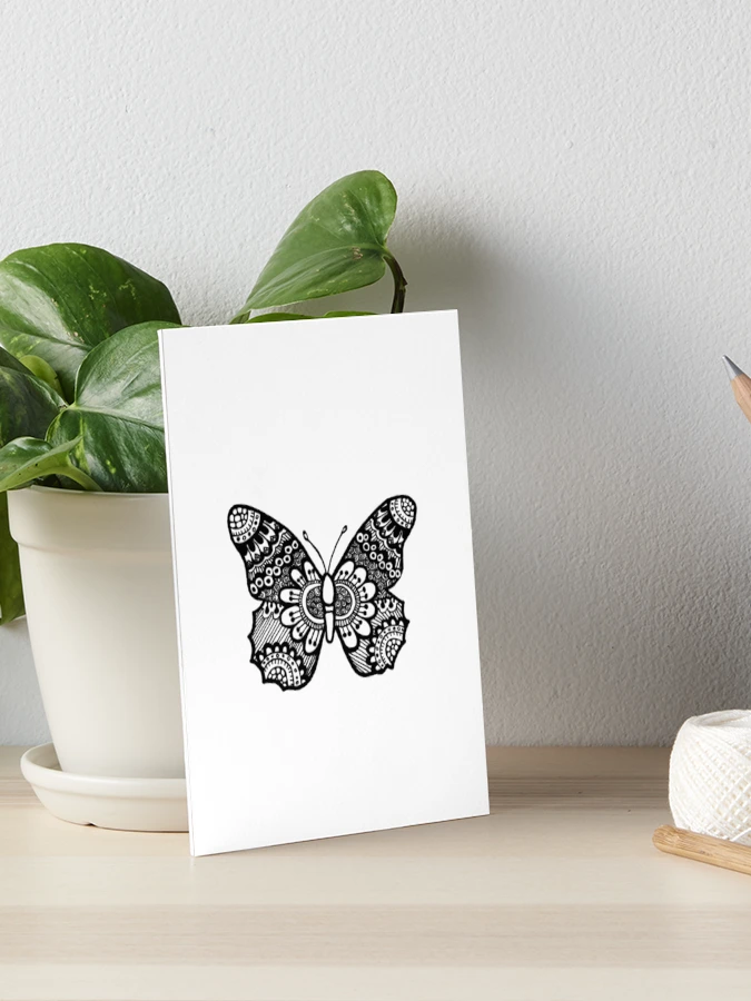 Butterfly Zentangle