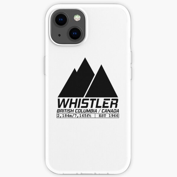 Ski Whistler British Columbia Canada Skiing and Snowboarding iPhone Soft Case