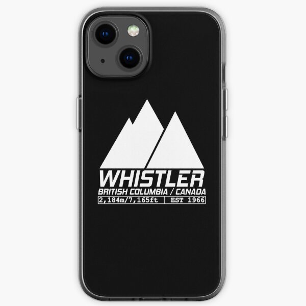 Ski Whistler British Columbia Canada Skiing and Snowboarding iPhone Soft Case