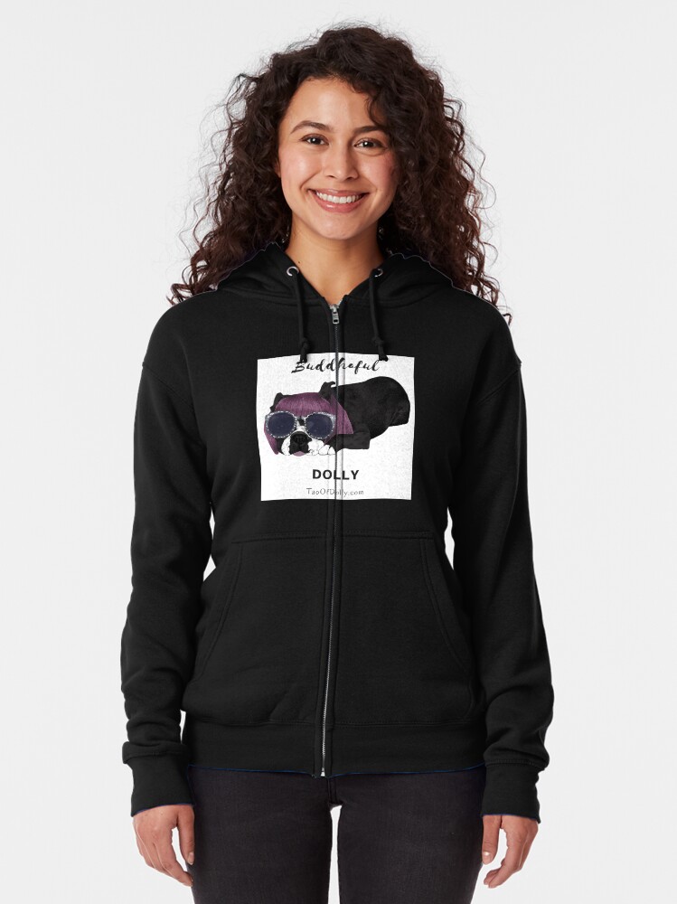Alternate view of Buddhaful Dolly Zipped Hoodie