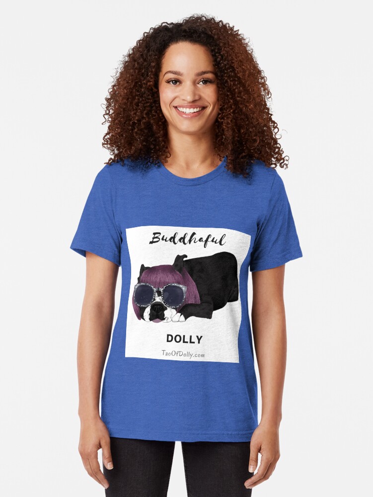 Alternate view of Buddhaful Dolly Tri-blend T-Shirt