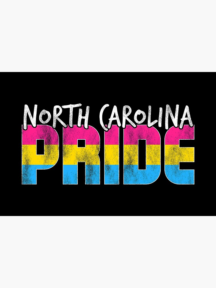 "North Carolina Pride Pansexual Flag" Poster by valador Redbubble