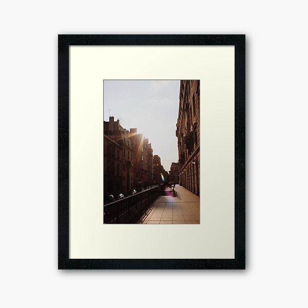 Parisian Streets Framed Art Print