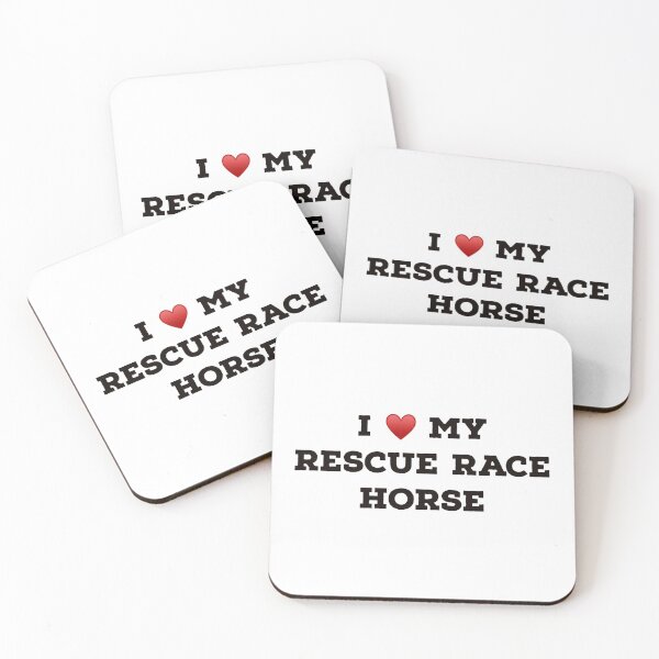 Item preview, I Love My Rescue Race Horse designed and sold by Yviemakes.
