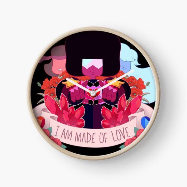 Garnet Crest Clock