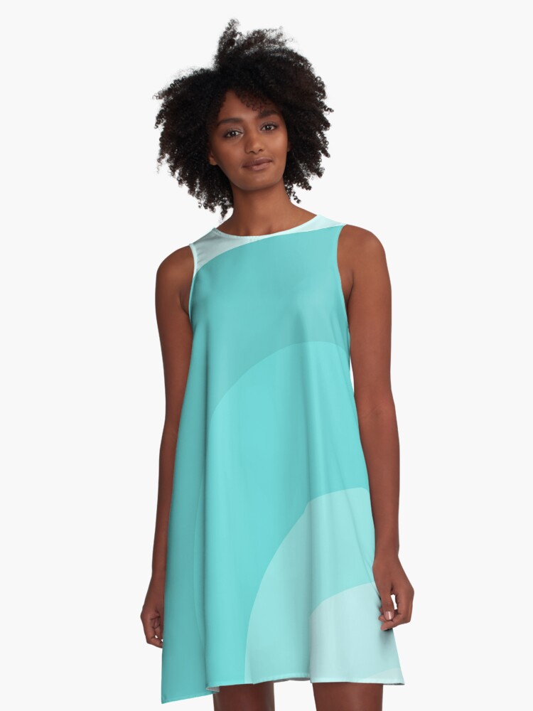 robin egg blue dress