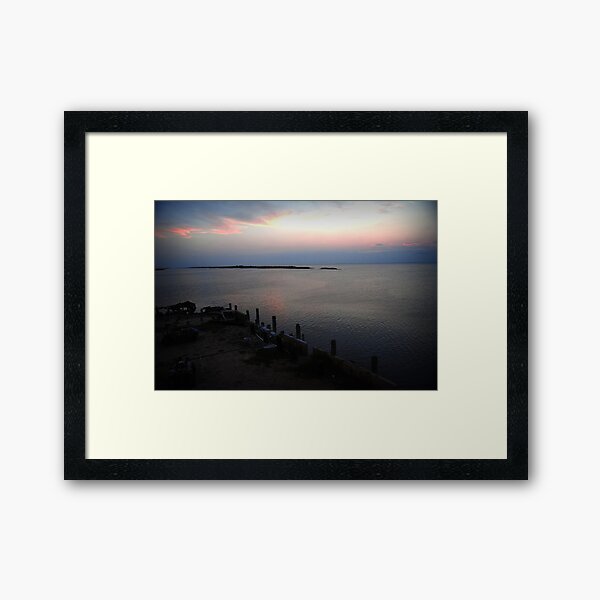 Galveston Bay Texas Framed Art Print
