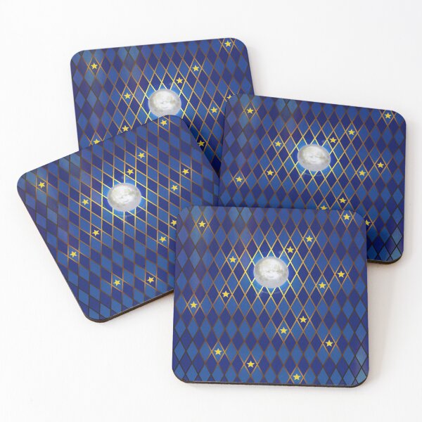 Item preview, Moon & Stars - Midnight Harlequin designed and sold by PopAlien.