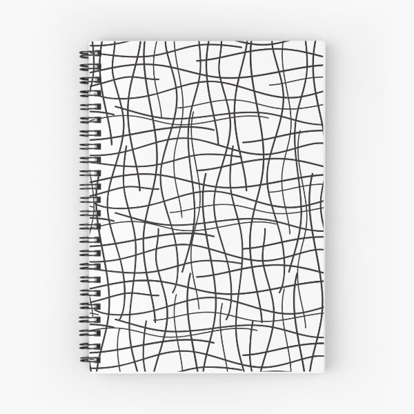 Item preview, Messy Wavy Black and White Crisscross Lines designed and sold by Blkstrawberry.