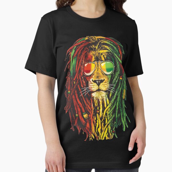 Rasta Lion Of Judah Jamaica Colors Reggae Dreadlock Rastafari Rasta Lover Essential T-Shirt