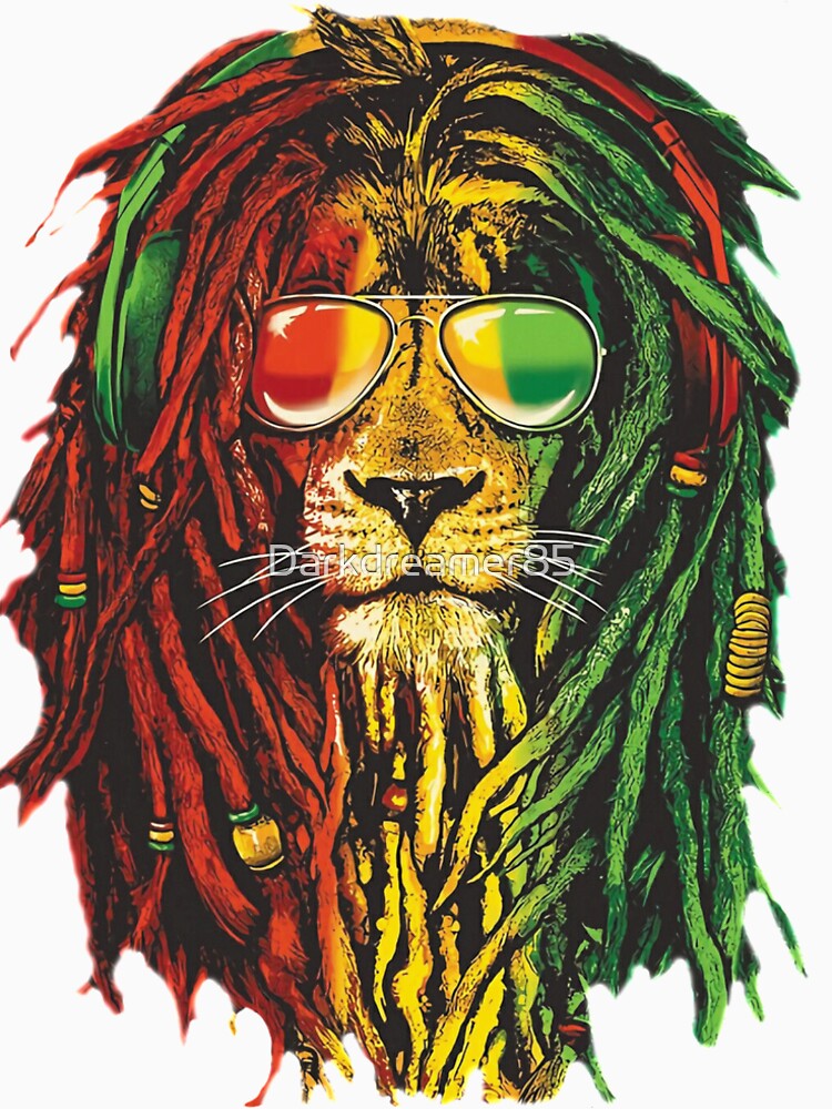 lion with dreads shirt