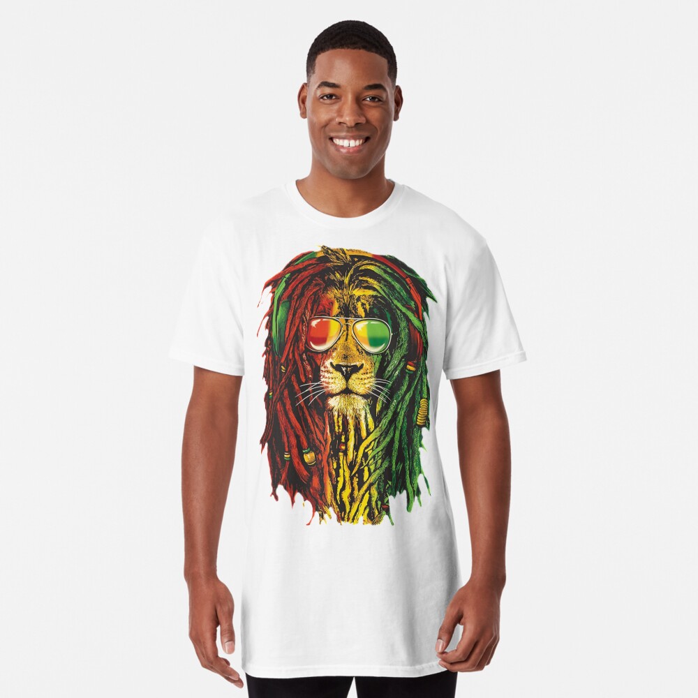 rasta lion shirts