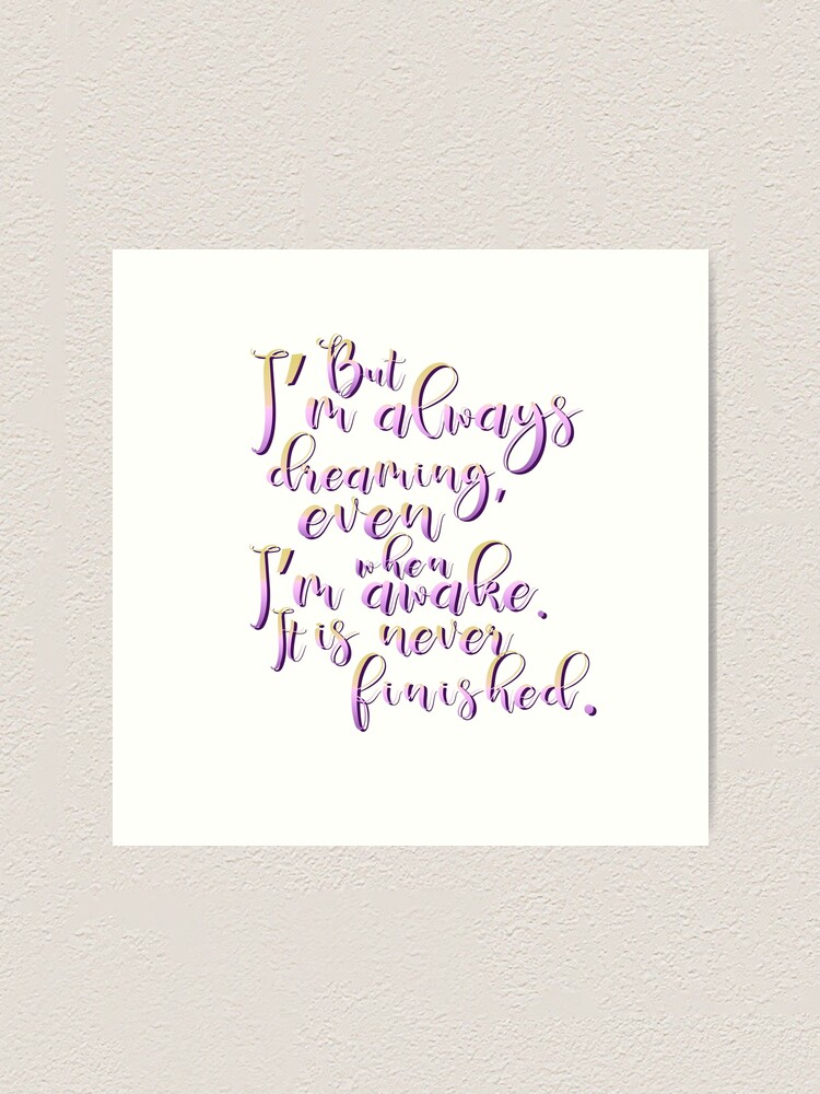 "The Last Unicorn Quote" Art Print by annylands Redbubble