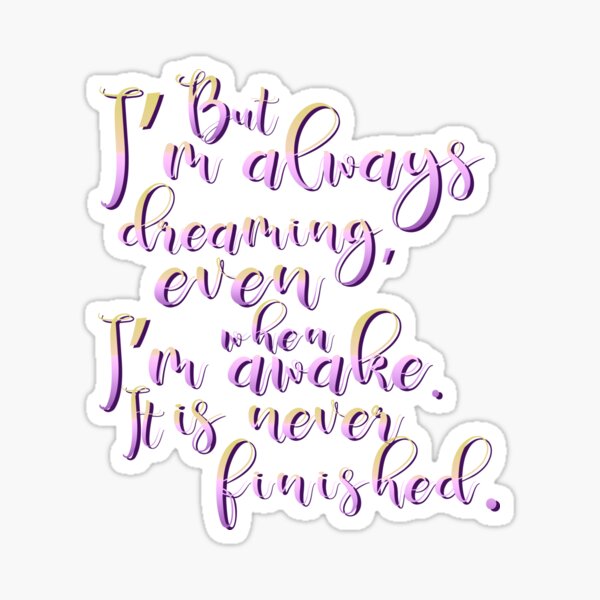 Item preview, The Last Unicorn Quote designed and sold by annylands.