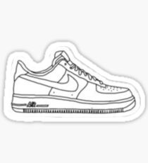 air force ones sticker Sticker