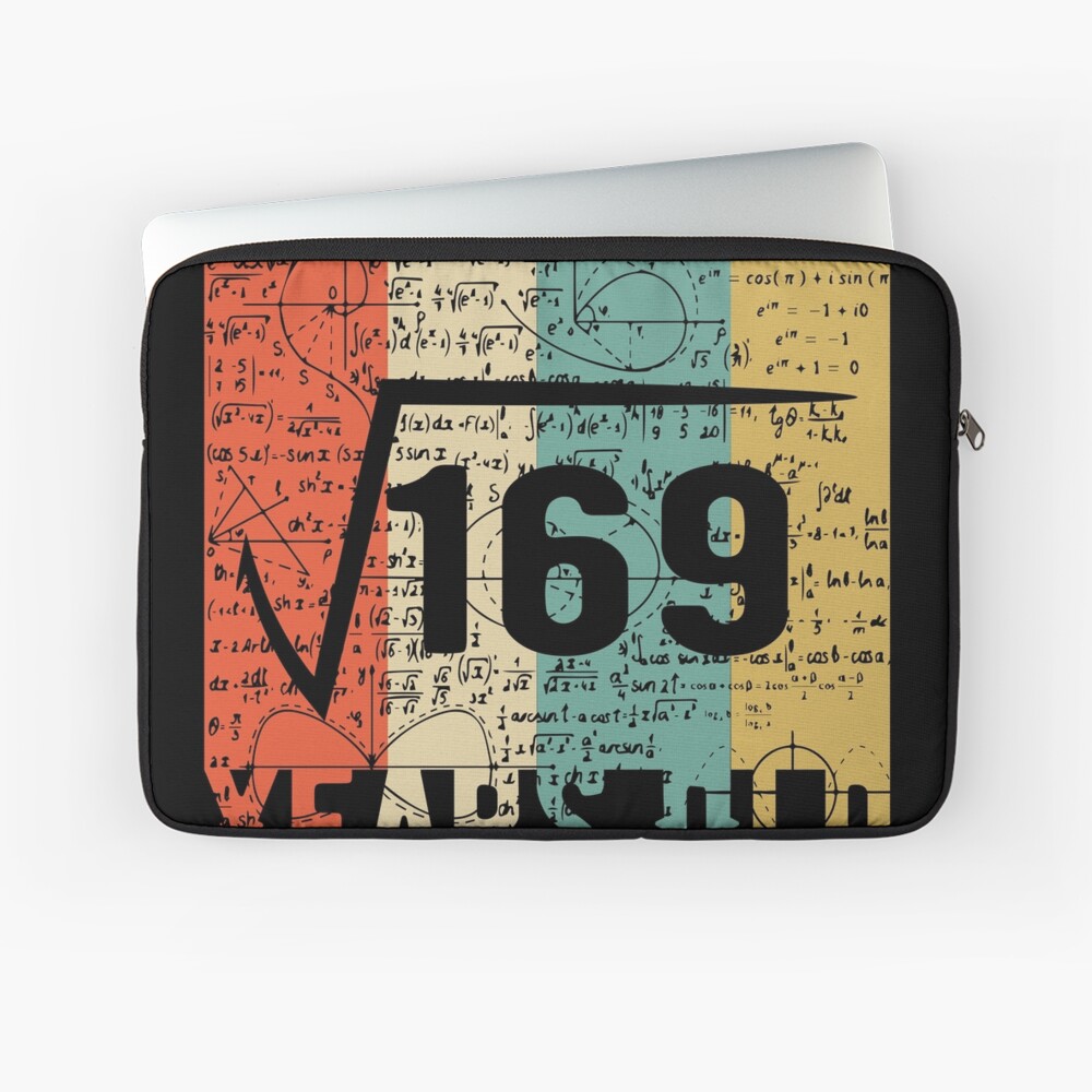 Coque Et Skin Adhesive Ipad Racine Carree De 169 Cadeau D Anniversaire 13 Ans 13 Ans Math Humour Cadeau Enfant Intelligent Cadeau D Anniversaire Par Turbineur Redbubble