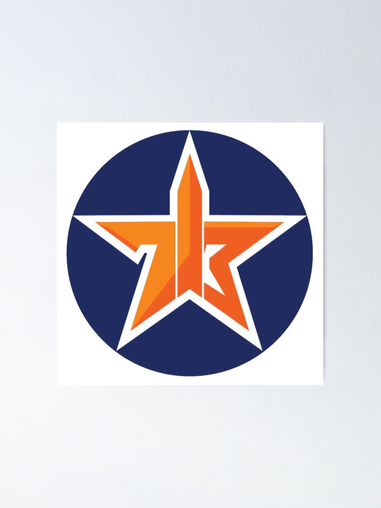 Póster «Béisbol Houston Código de área 713» de VintageTeesNow