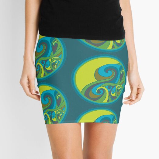 Ocean waves  Mini Skirt