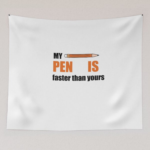 Item preview, My pen is faster than yours designed and sold by mi-xo.