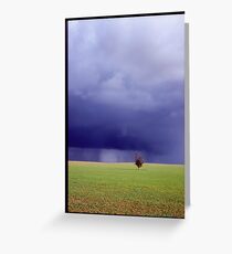 Coming Rain, Mallee Greeting Card