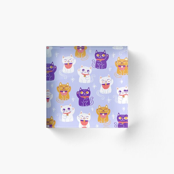 Item preview, Lucky Kitty Cats Maneki-Neko Waving Beckoning Cat designed and sold by Van Huynh.