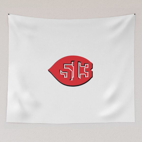 Item preview, Baseball - Cincinnati - 513 Area Code  designed and sold by VintageTeesNow.
