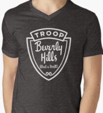 Truppe Beverly Hills T-Shirt mit V-Ausschnitt