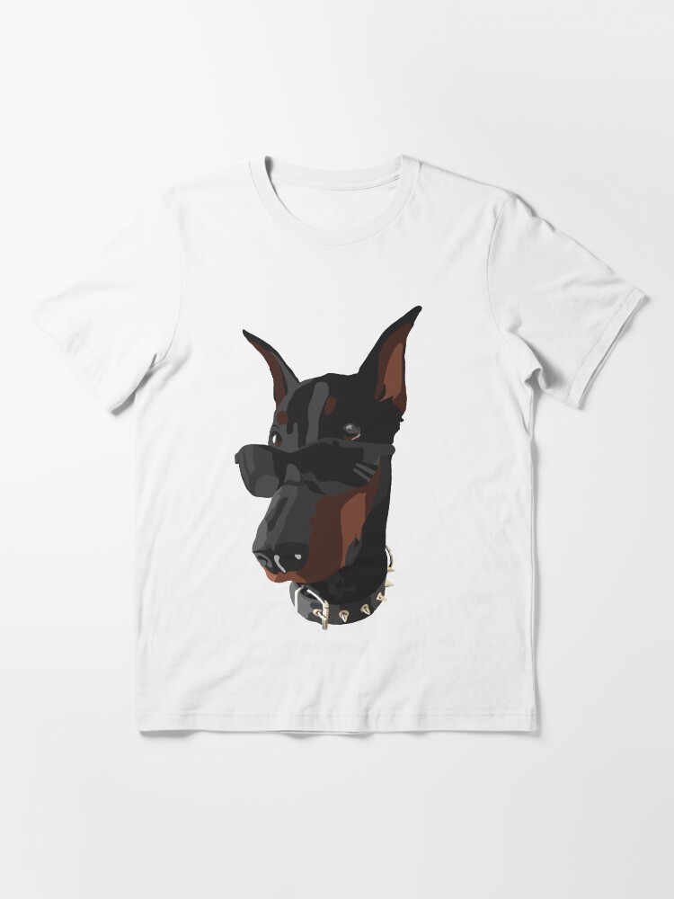 New PubliciTeeZ Big and Tall King Size Doberman with Sunglasses t-shirt 