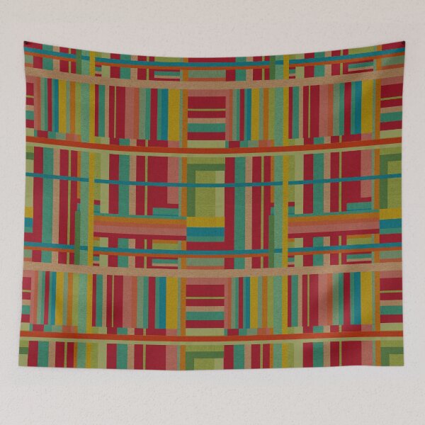 Item preview, Colorblocked Construction Paper Colorful Abstract Art designed and sold by traciwithani.