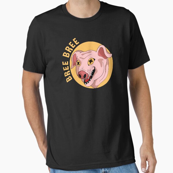 Vista previa del artículo con la obra «Cerdo Squeal Metalhead Garganta CanciónConcert Bree Bree», diseñado y vendido por CORZ.