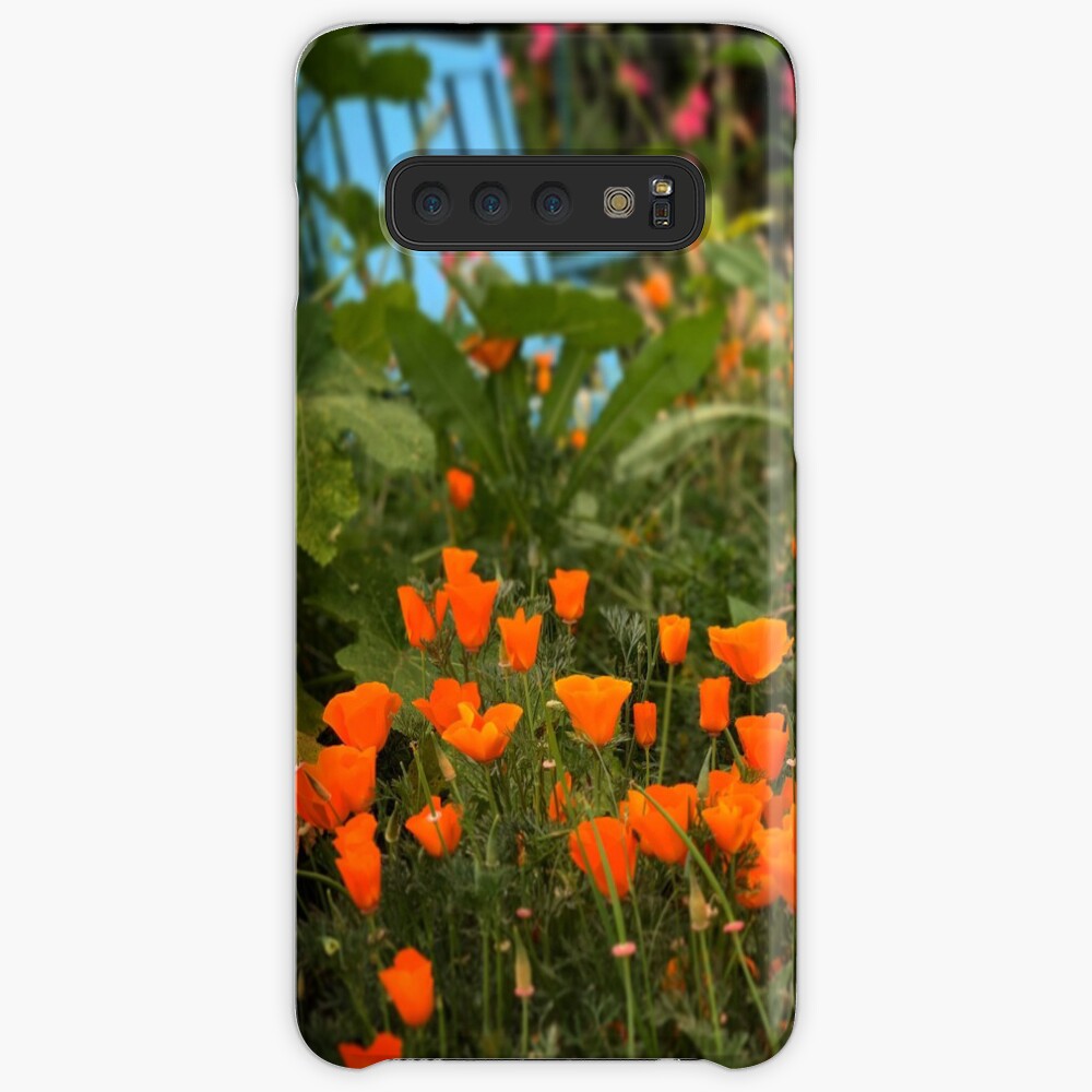 California Poppies In The Garden Case & Skin for Samsung Galaxy